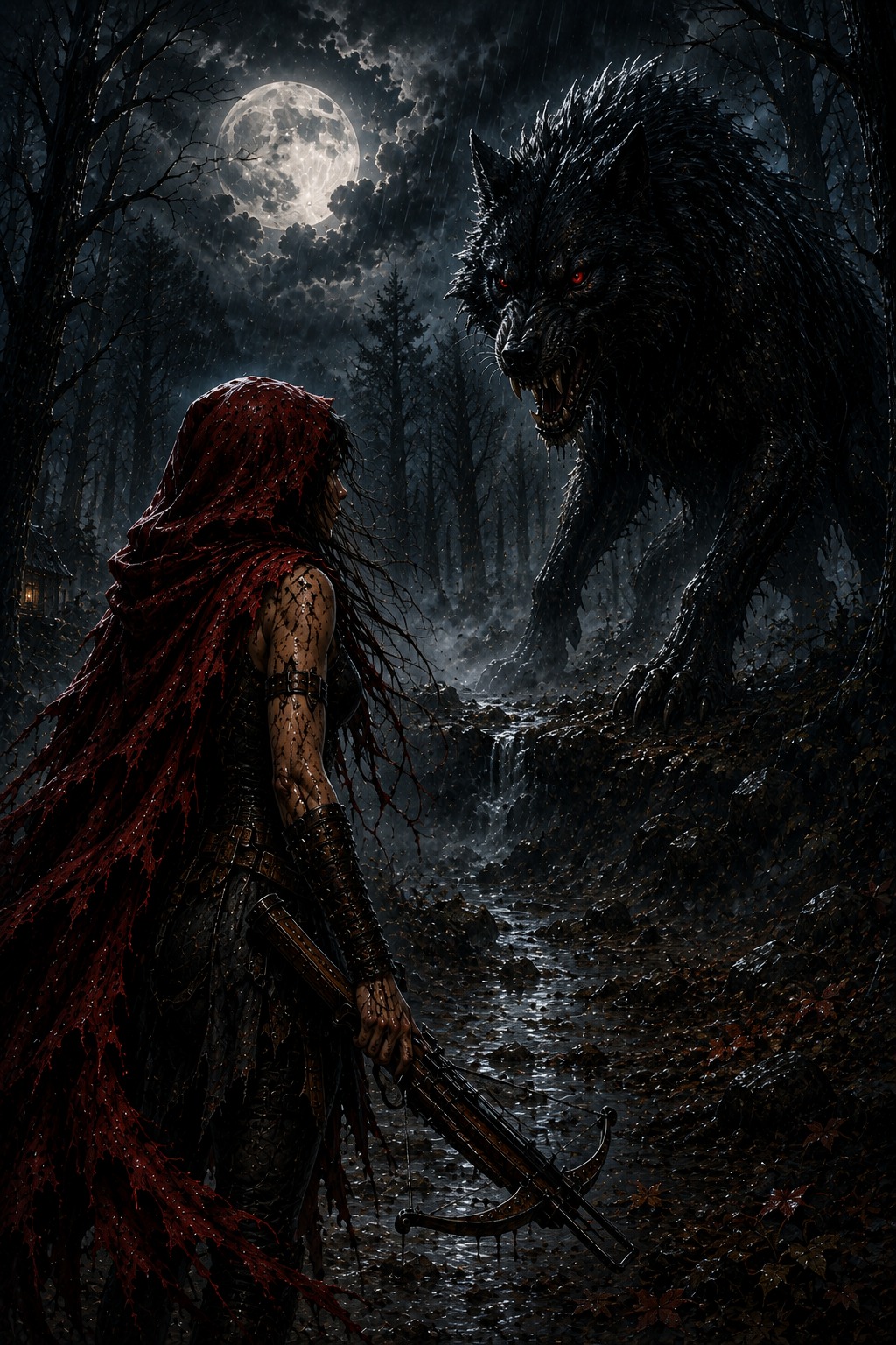 Little Red Riding Hood in the world of Dark Tales