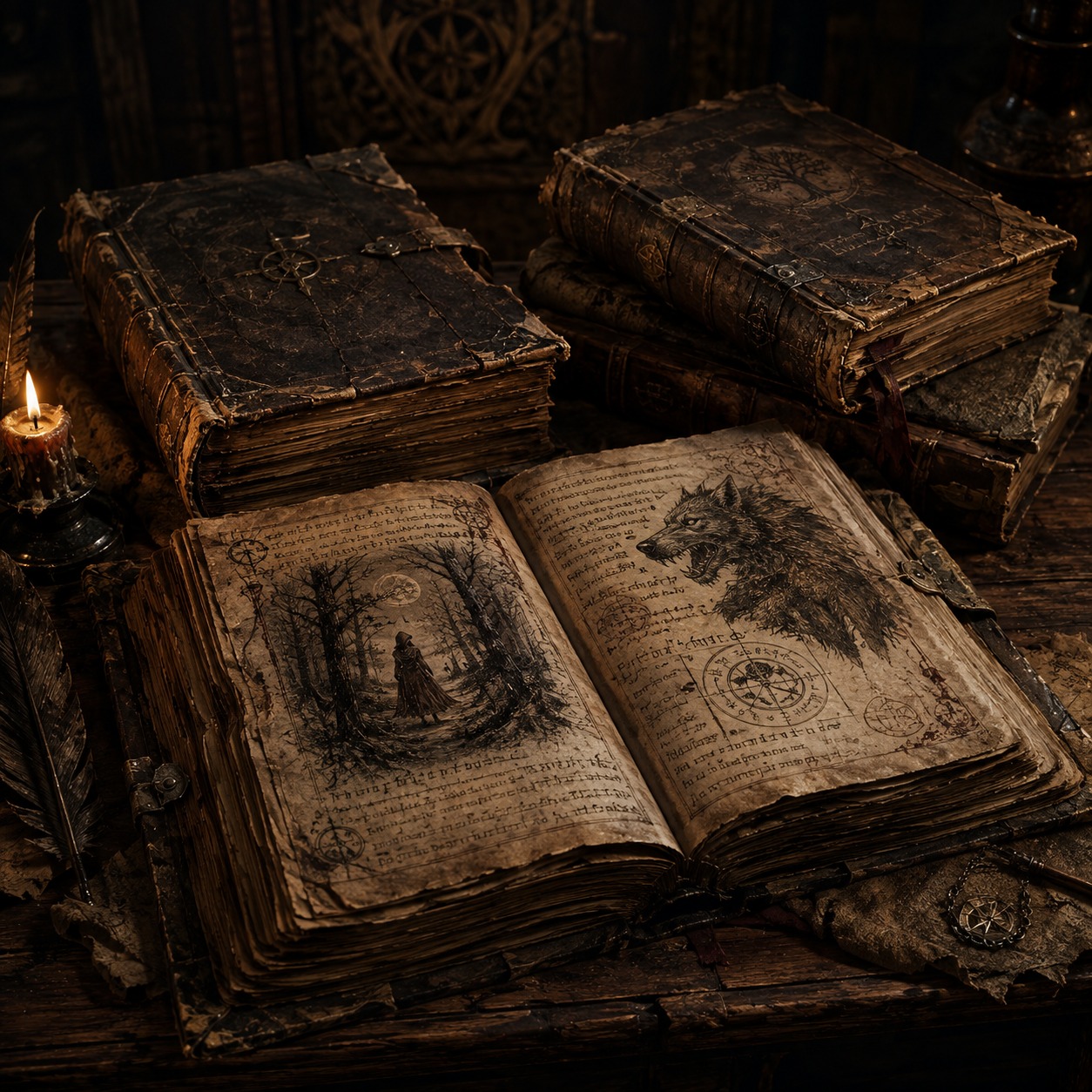 Ancient tale books